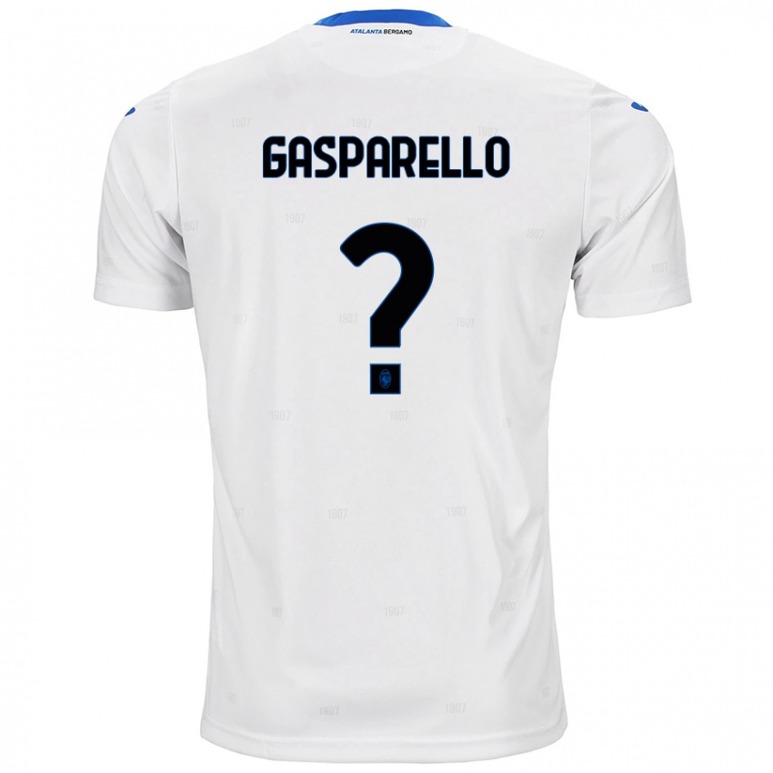 Niño Camiseta Francesco Gasparello #0 Blanco 2ª Equipación 2024/25 La Camisa Argentina