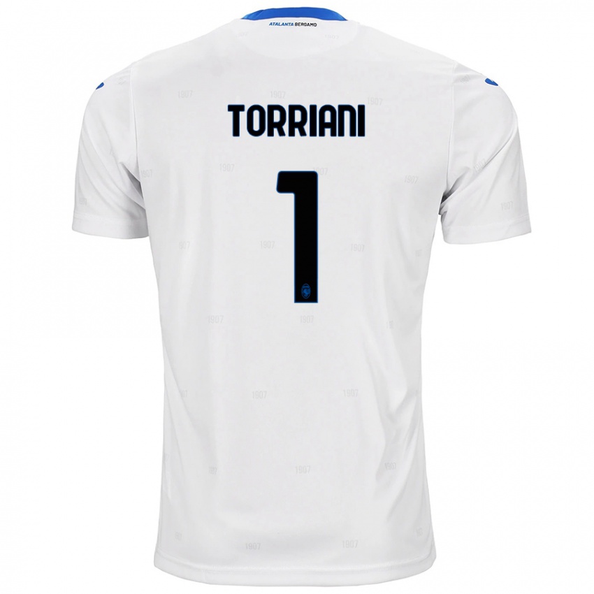 Niño Camiseta Andrea Torriani #1 Blanco 2ª Equipación 2024/25 La Camisa Argentina