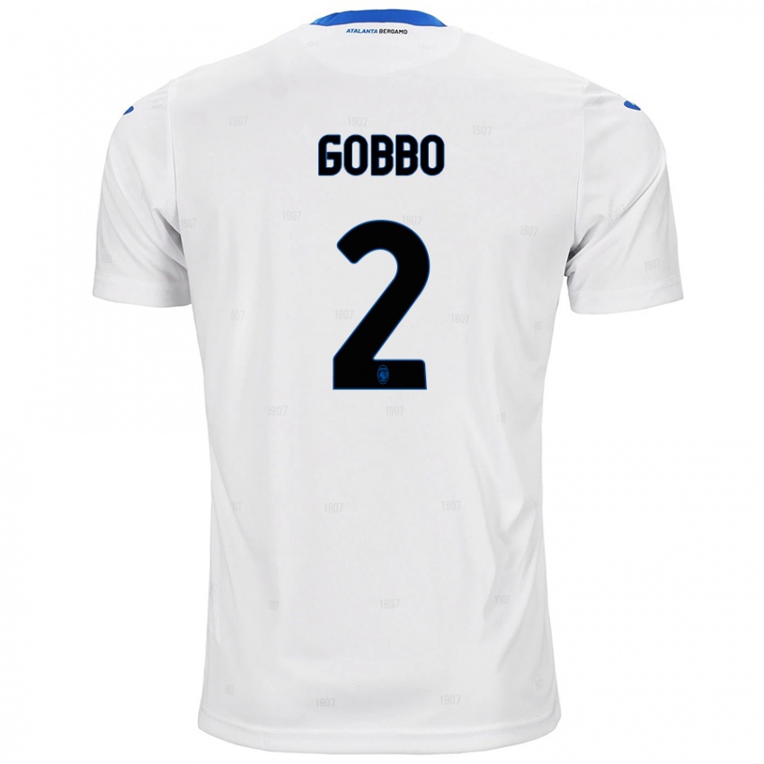 Niño Camiseta Luca Gobbo #2 Blanco 2ª Equipación 2024/25 La Camisa Argentina