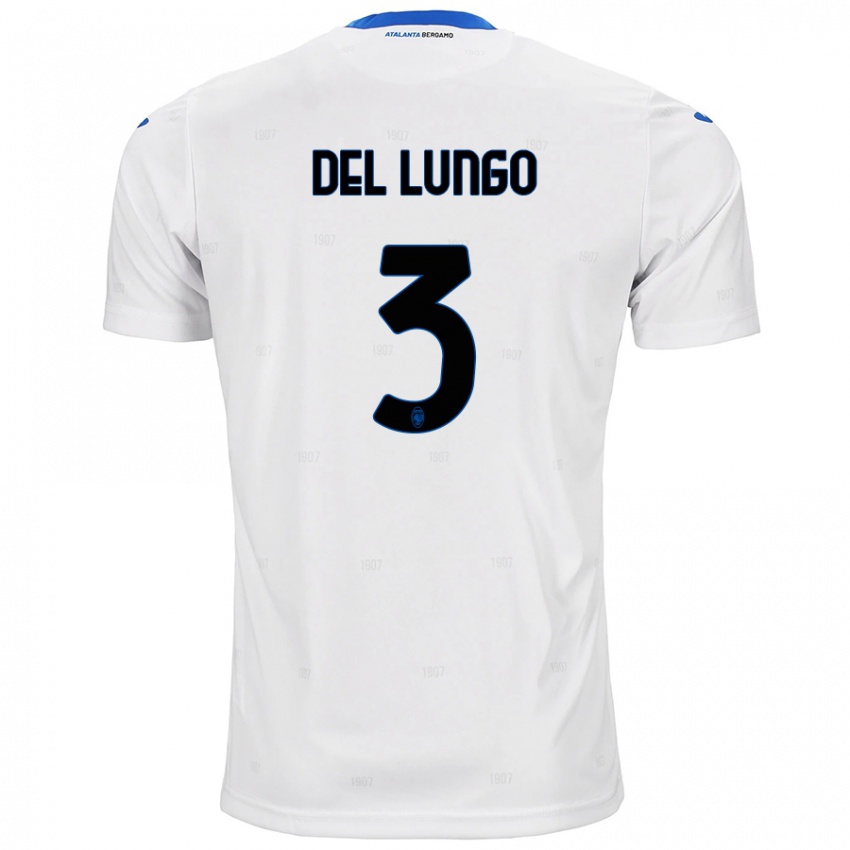 Niño Camiseta Tommaso Del Lungo #3 Blanco 2ª Equipación 2024/25 La Camisa Argentina