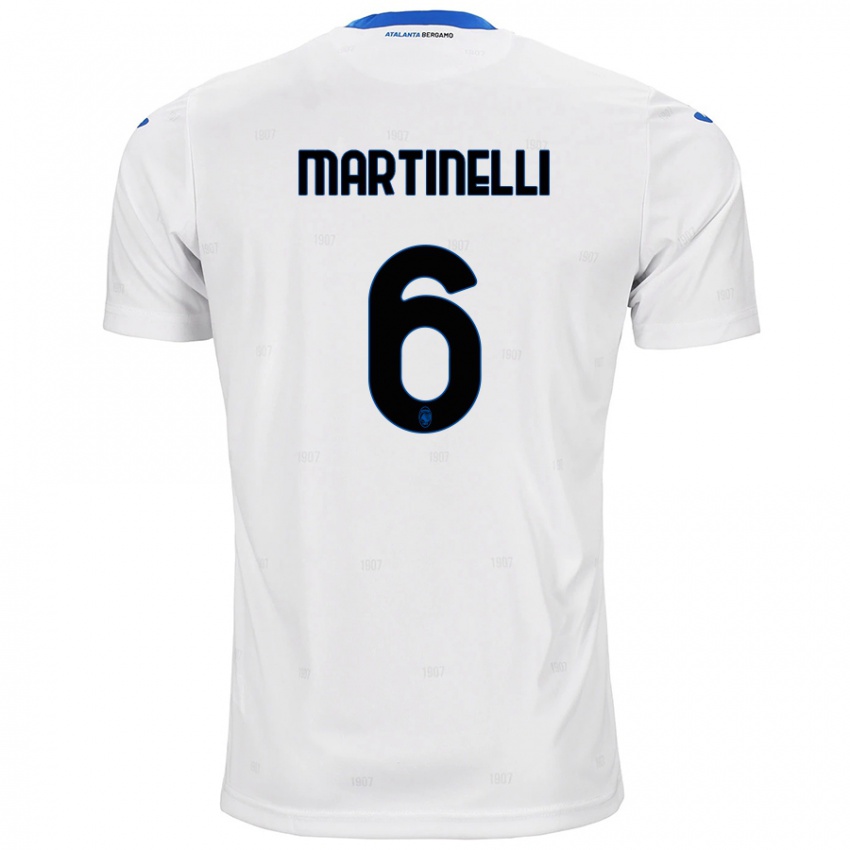 Niño Camiseta Gabriel Martinelli #6 Blanco 2ª Equipación 2024/25 La Camisa Argentina