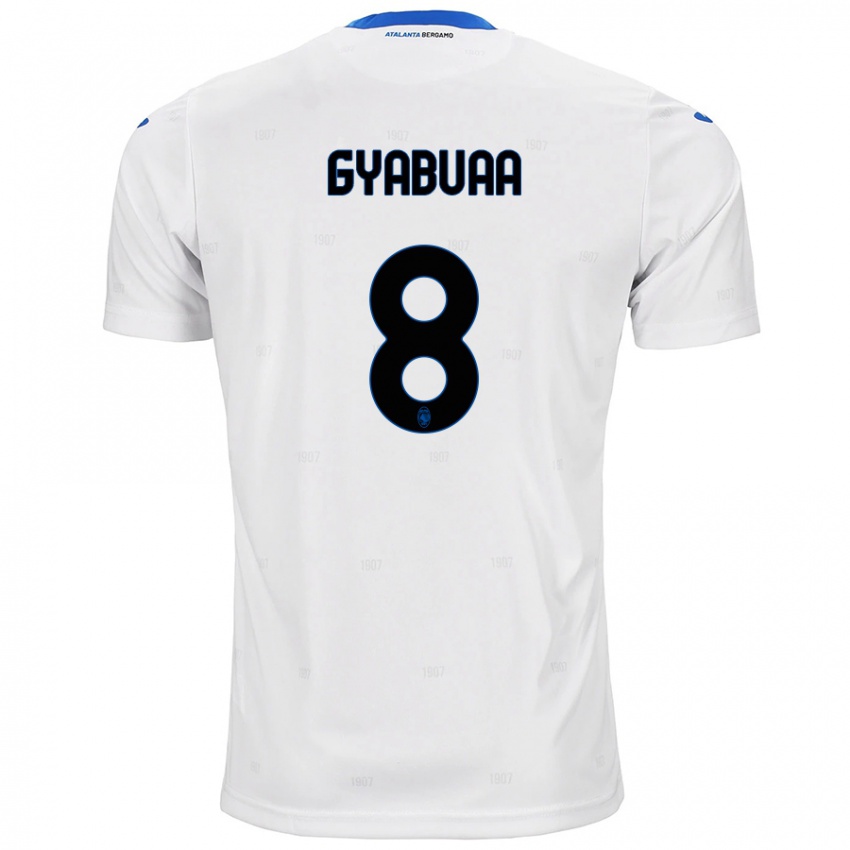 Niño Camiseta Emmanuel Gyabuaa #8 Blanco 2ª Equipación 2024/25 La Camisa Argentina