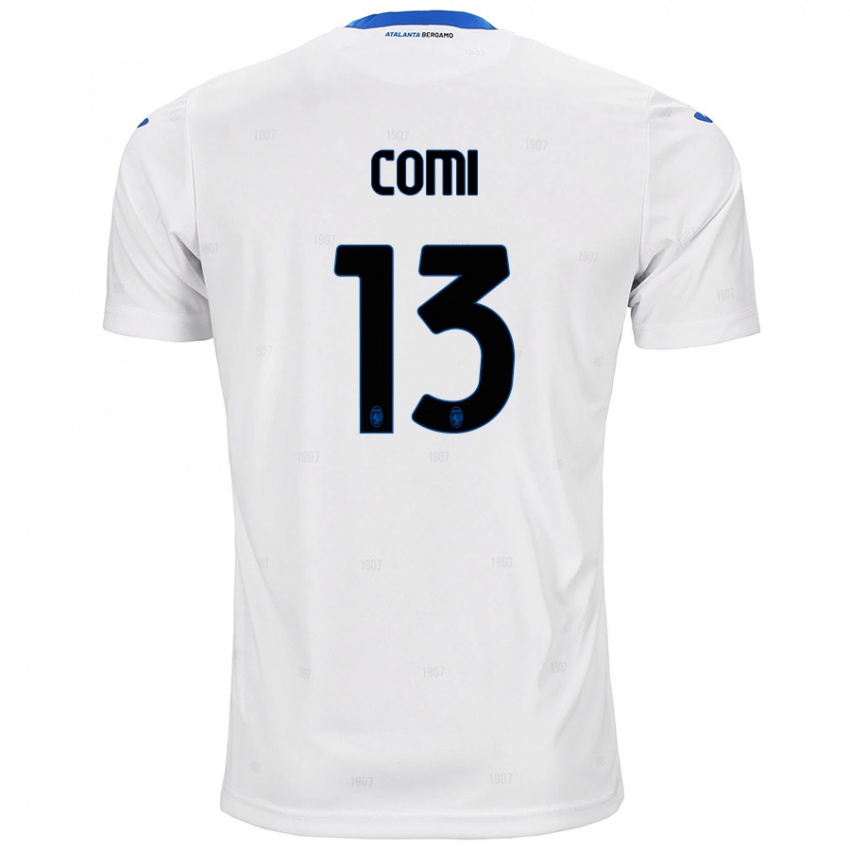 Niño Camiseta Pietro Comi #13 Blanco 2ª Equipación 2024/25 La Camisa Argentina