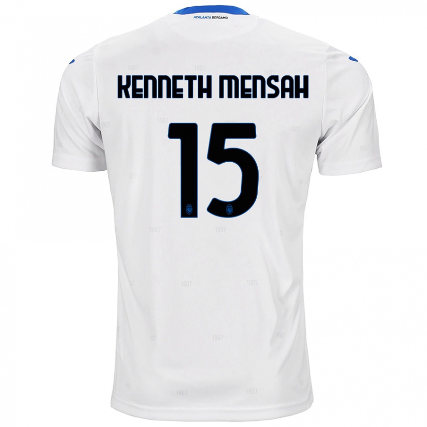 Niño Camiseta Anthony Kenneth Mensah #15 Blanco 2ª Equipación 2024/25 La Camisa Argentina