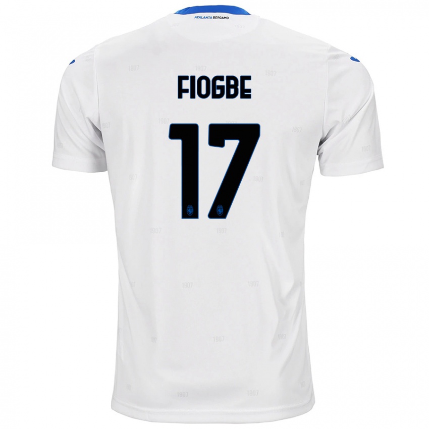 Niño Camiseta Candas Fiogbe #17 Blanco 2ª Equipación 2024/25 La Camisa Argentina