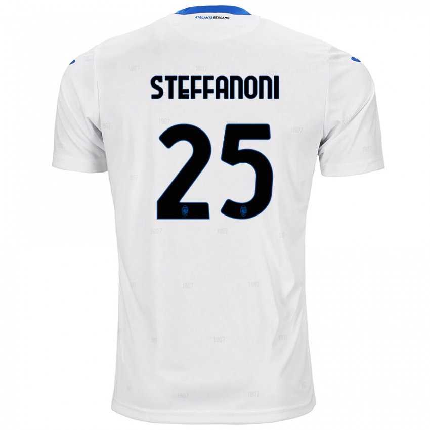 Niño Camiseta Federico Steffanoni #25 Blanco 2ª Equipación 2024/25 La Camisa Argentina