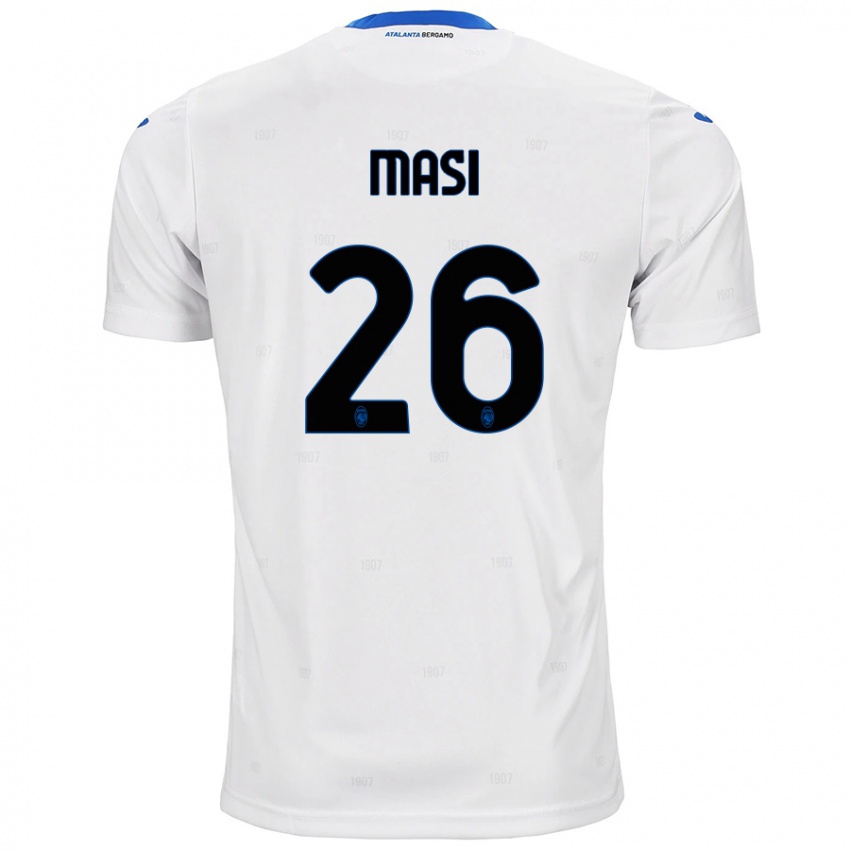 Niño Camiseta Alberto Masi #26 Blanco 2ª Equipación 2024/25 La Camisa Argentina