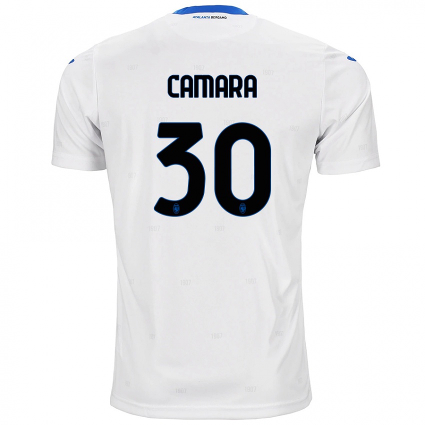 Niño Camiseta Henry Camara #30 Blanco 2ª Equipación 2024/25 La Camisa Argentina