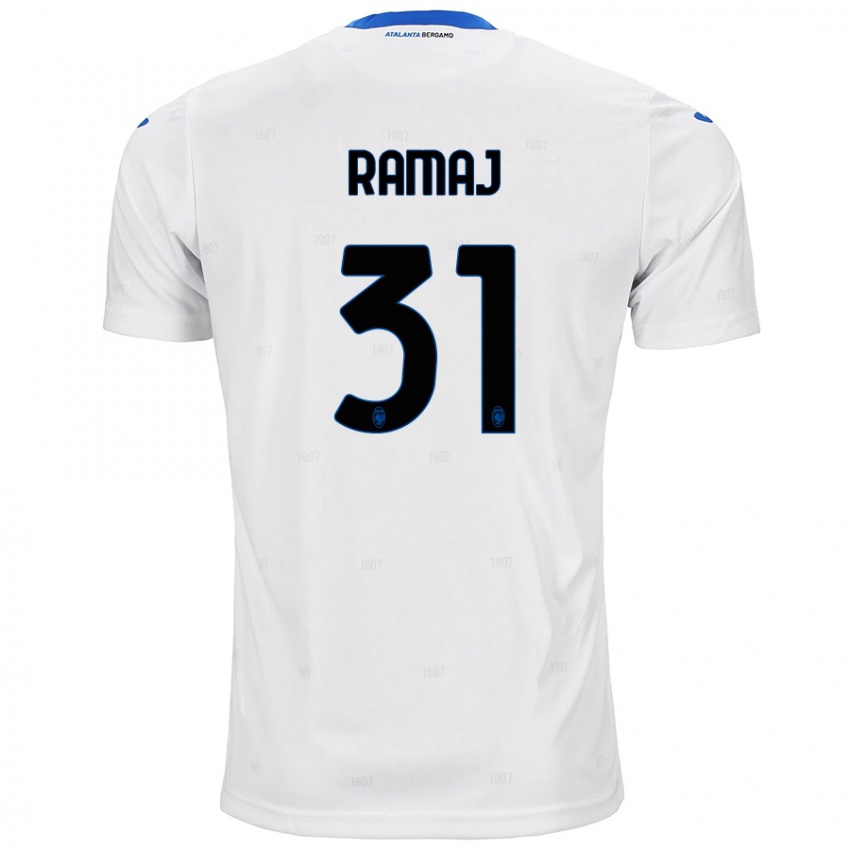 Niño Camiseta Gabriel Ramaj #31 Blanco 2ª Equipación 2024/25 La Camisa Argentina