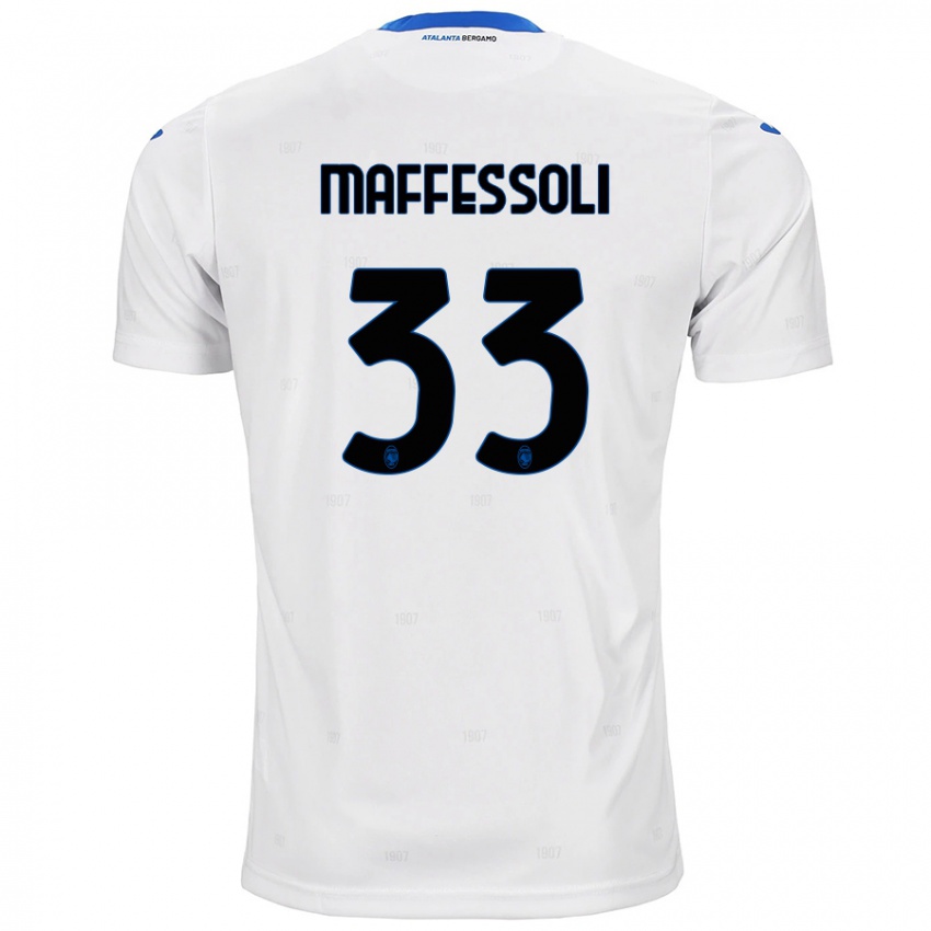 Niño Camiseta Manuel Maffessoli #33 Blanco 2ª Equipación 2024/25 La Camisa Argentina