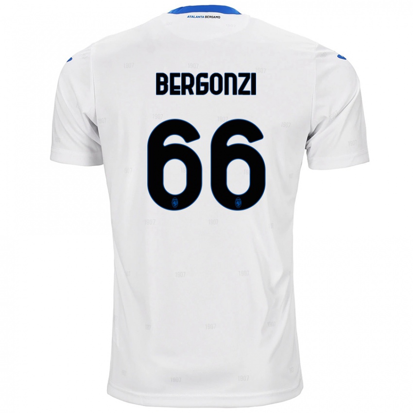 Niño Camiseta Federico Bergonzi #66 Blanco 2ª Equipación 2024/25 La Camisa Argentina