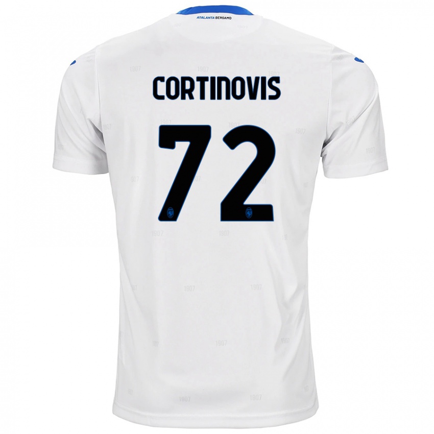 Niño Camiseta Alessandro Cortinovis #72 Blanco 2ª Equipación 2024/25 La Camisa Argentina