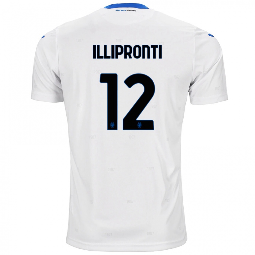 Niño Camiseta Filippo Illipronti #12 Blanco 2ª Equipación 2024/25 La Camisa Argentina