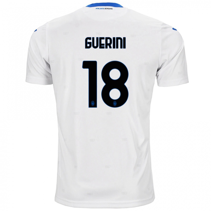 Niño Camiseta Alessio Guerini #18 Blanco 2ª Equipación 2024/25 La Camisa Argentina