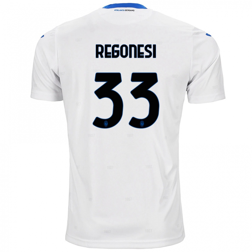 Niño Camiseta Iacopo Regonesi #33 Blanco 2ª Equipación 2024/25 La Camisa Argentina