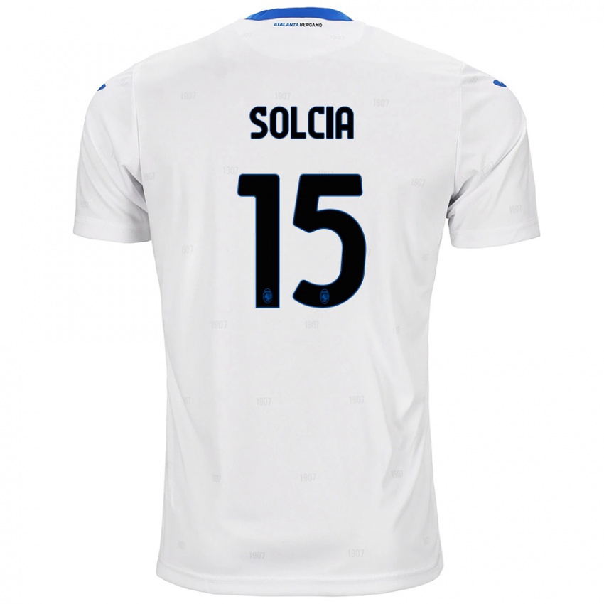 Niño Camiseta Daniele Solcia #15 Blanco 2ª Equipación 2024/25 La Camisa Argentina