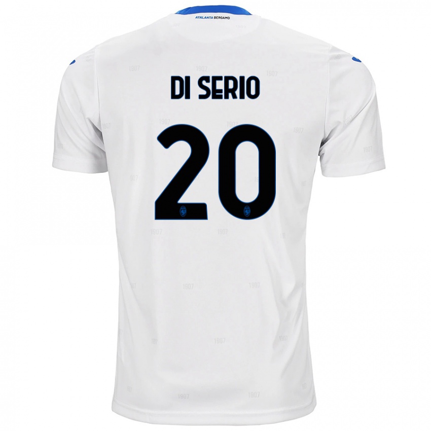 Niño Camiseta Giuseppe Di Serio #20 Blanco 2ª Equipación 2024/25 La Camisa Argentina