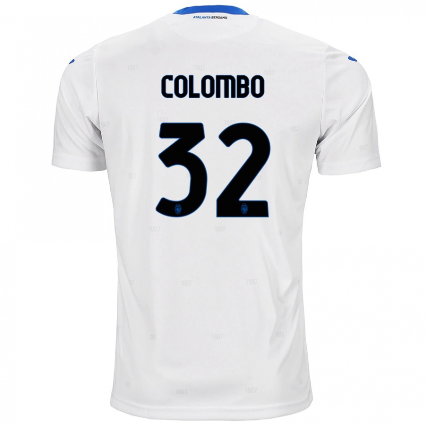 Niño Camiseta Matteo Colombo #32 Blanco 2ª Equipación 2024/25 La Camisa Argentina