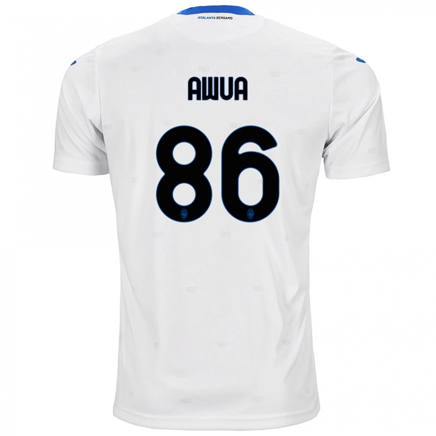 Niño Camiseta Theophilus Awua #86 Blanco 2ª Equipación 2024/25 La Camisa Argentina