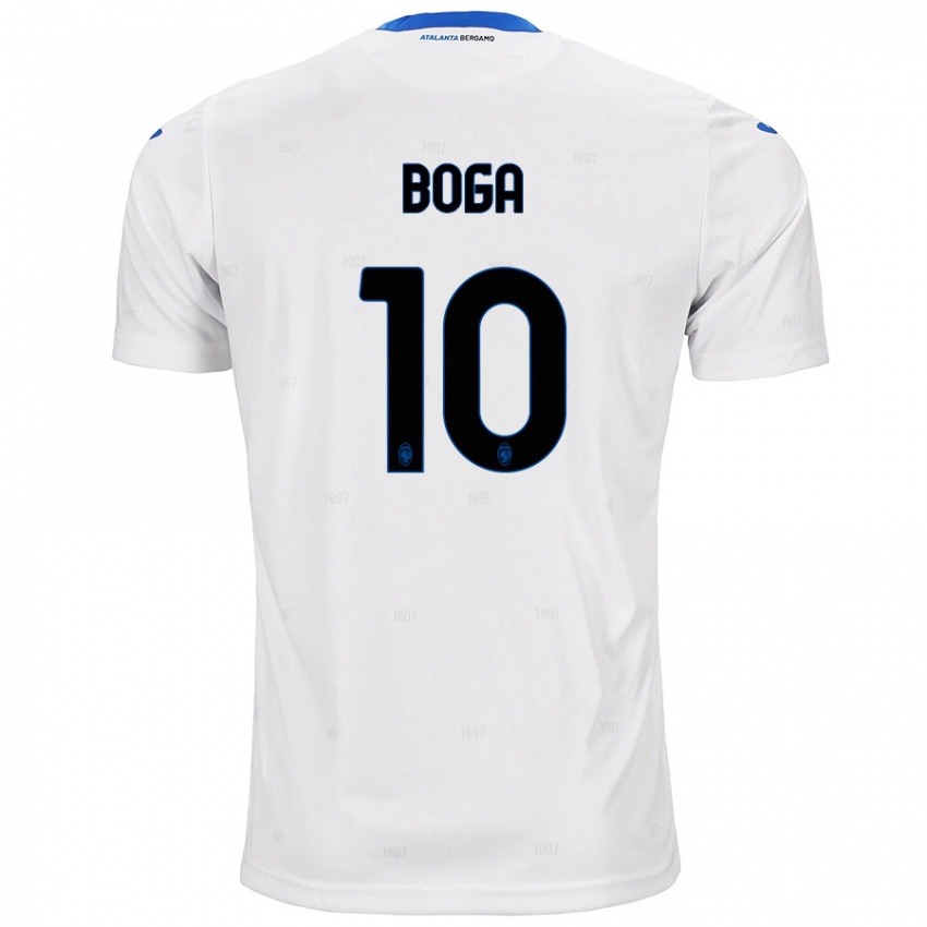 Niño Camiseta Jeremie Boga #10 Blanco 2ª Equipación 2024/25 La Camisa Argentina