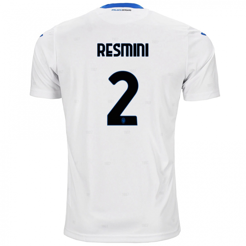 Niño Camiseta Martina Resmini #2 Blanco 2ª Equipación 2024/25 La Camisa Argentina