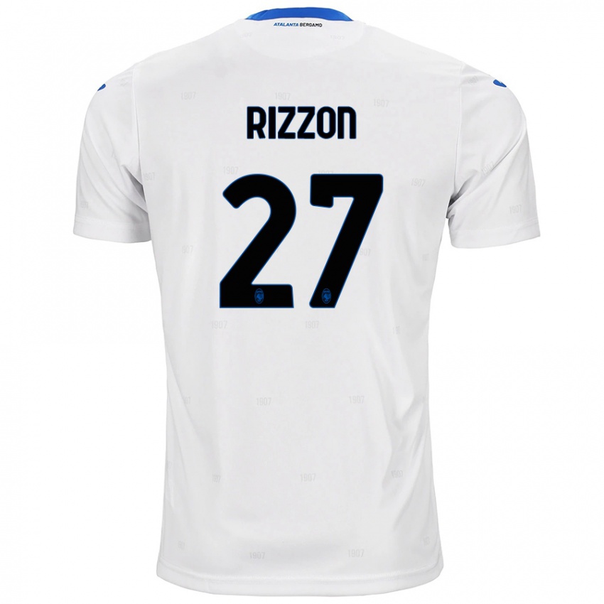 Niño Camiseta Giulia Rizzon #27 Blanco 2ª Equipación 2024/25 La Camisa Argentina