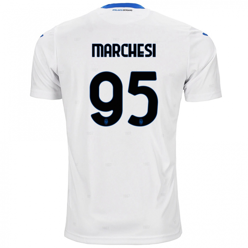 Niño Camiseta Silvia Marchesi #95 Blanco 2ª Equipación 2024/25 La Camisa Argentina