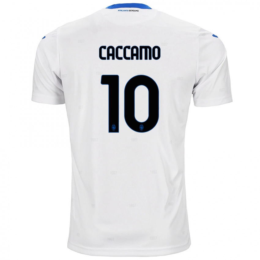 Niño Camiseta Patrizia Caccamo #10 Blanco 2ª Equipación 2024/25 La Camisa Argentina