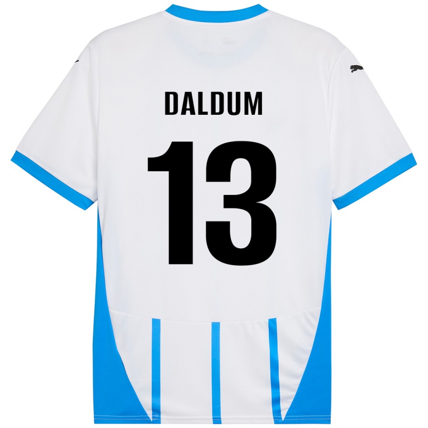 Niño Camiseta Sonosi Daldum #13 Blanco Azul 2ª Equipación 2024/25 La Camisa Argentina