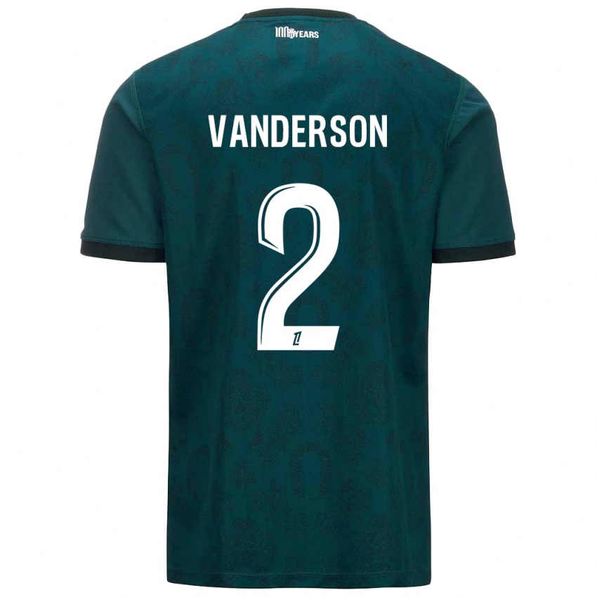 Niño Camiseta Vanderson #2 Verde Oscuro 2ª Equipación 2024/25 La Camisa Argentina