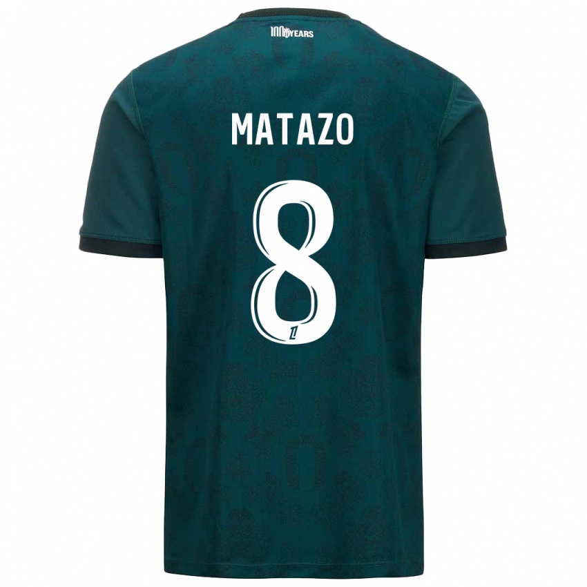 Niño Camiseta Eliot Matazo #8 Verde Oscuro 2ª Equipación 2024/25 La Camisa Argentina