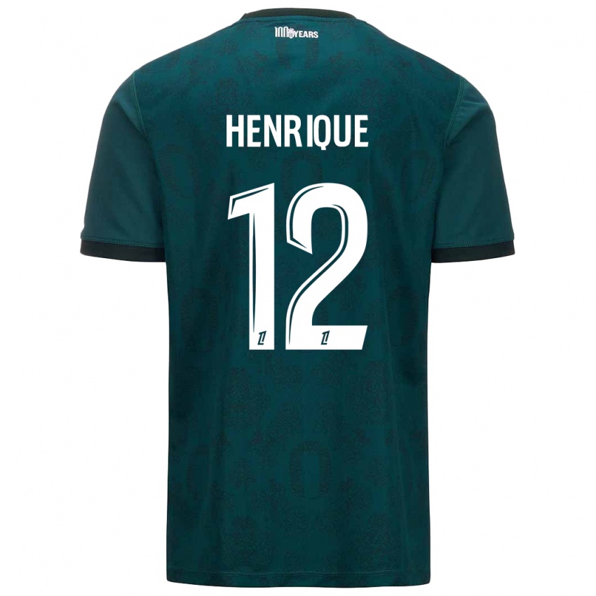 Niño Camiseta Caio Henrique #12 Verde Oscuro 2ª Equipación 2024/25 La Camisa Argentina