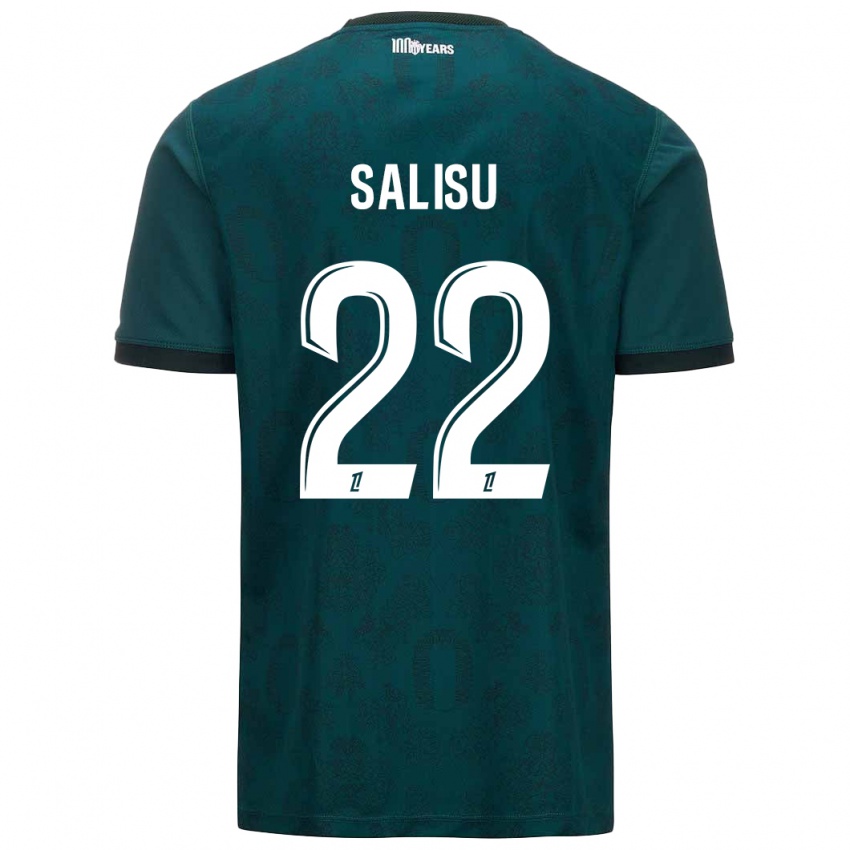 Niño Camiseta Mohammed Salisu #22 Verde Oscuro 2ª Equipación 2024/25 La Camisa Argentina