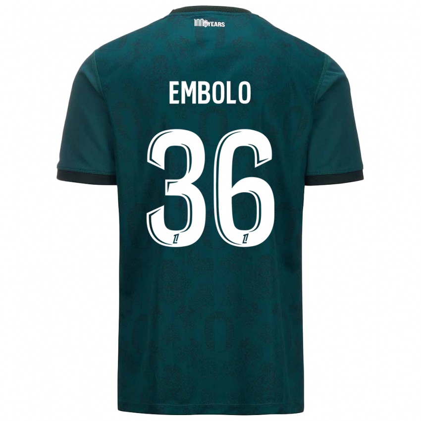 Niño Camiseta Breel Embolo #36 Verde Oscuro 2ª Equipación 2024/25 La Camisa Argentina