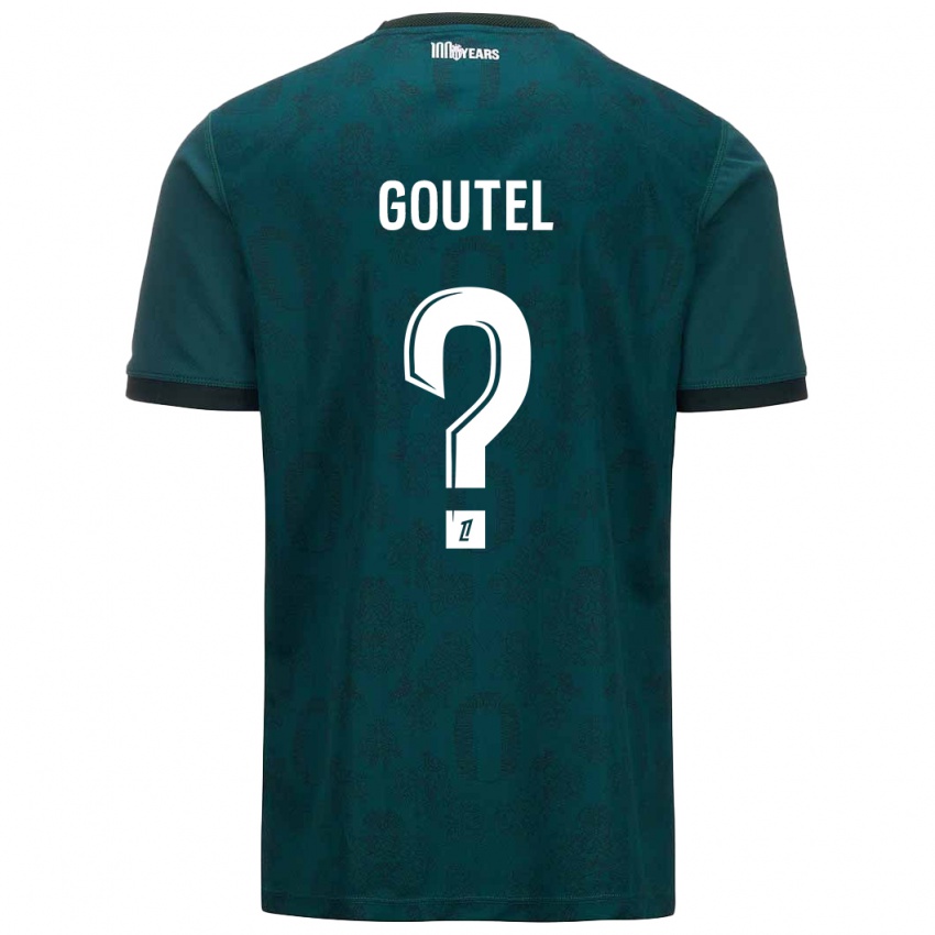 Niño Camiseta Farid Goutel #0 Verde Oscuro 2ª Equipación 2024/25 La Camisa Argentina