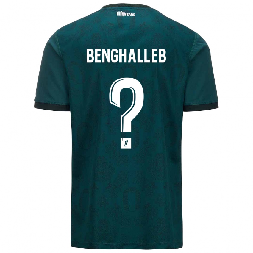 Niño Camiseta Adam Benghalleb #0 Verde Oscuro 2ª Equipación 2024/25 La Camisa Argentina