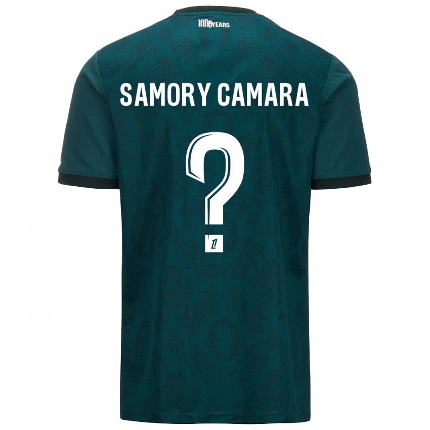 Niño Camiseta Verges Samory Camara #0 Verde Oscuro 2ª Equipación 2024/25 La Camisa Argentina