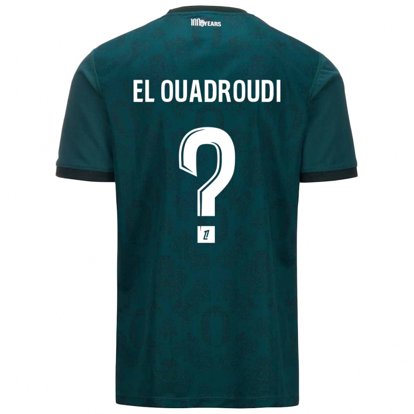 Niño Camiseta Imrane El Ouadroudi #0 Verde Oscuro 2ª Equipación 2024/25 La Camisa Argentina