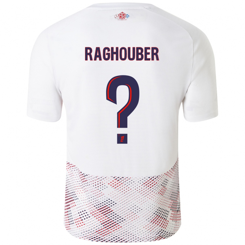 Niño Camiseta Ugo Raghouber #0 Blanco Azul Real 2ª Equipación 2024/25 La Camisa Argentina