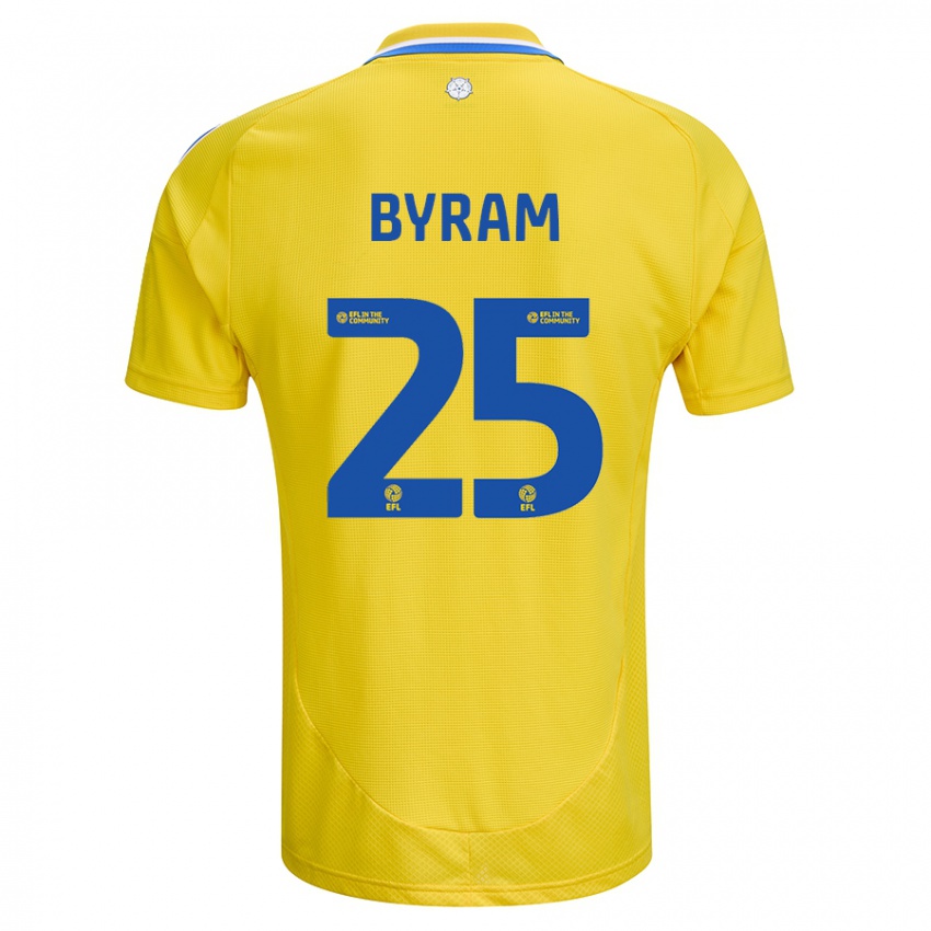 Niño Camiseta Sam Byram #25 Amarillo Azul 2ª Equipación 2024/25 La Camisa Argentina