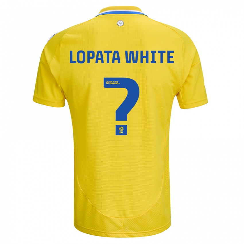 Niño Camiseta Reuben Lopata-White #0 Amarillo Azul 2ª Equipación 2024/25 La Camisa Argentina