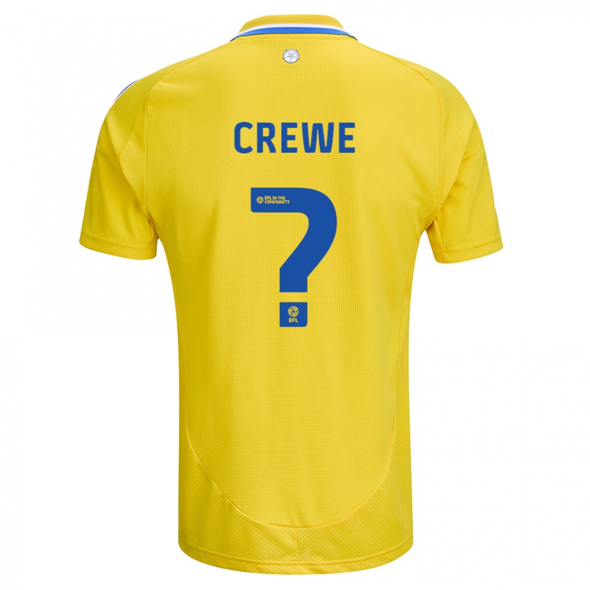 Niño Camiseta Charlie Crewe #0 Amarillo Azul 2ª Equipación 2024/25 La Camisa Argentina