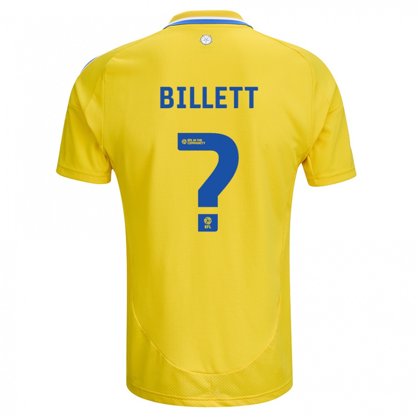 Niño Camiseta Joe Billett #0 Amarillo Azul 2ª Equipación 2024/25 La Camisa Argentina