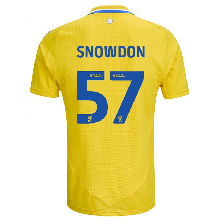 Niño Camiseta Joe Snowdon #57 Amarillo Azul 2ª Equipación 2024/25 La Camisa Argentina