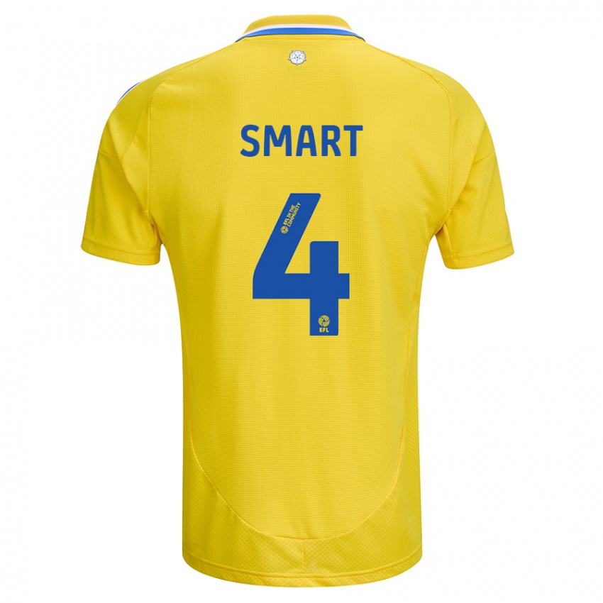 Niño Camiseta Olivia Smart #4 Amarillo Azul 2ª Equipación 2024/25 La Camisa Argentina