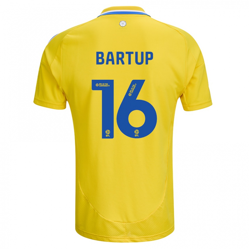 Niño Camiseta Laura Bartup #16 Amarillo Azul 2ª Equipación 2024/25 La Camisa Argentina