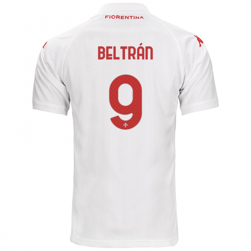 Niño Camiseta Lucas Beltrán #9 Blanco 2ª Equipación 2024/25 La Camisa Argentina