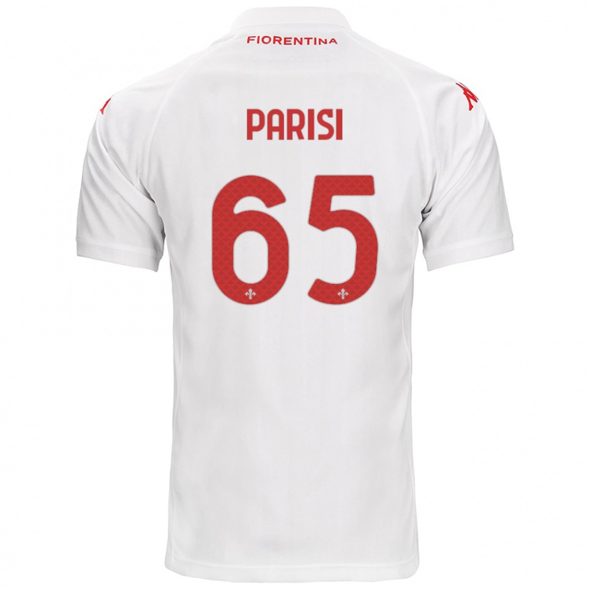 Niño Camiseta Fabiano Parisi #65 Blanco 2ª Equipación 2024/25 La Camisa Argentina