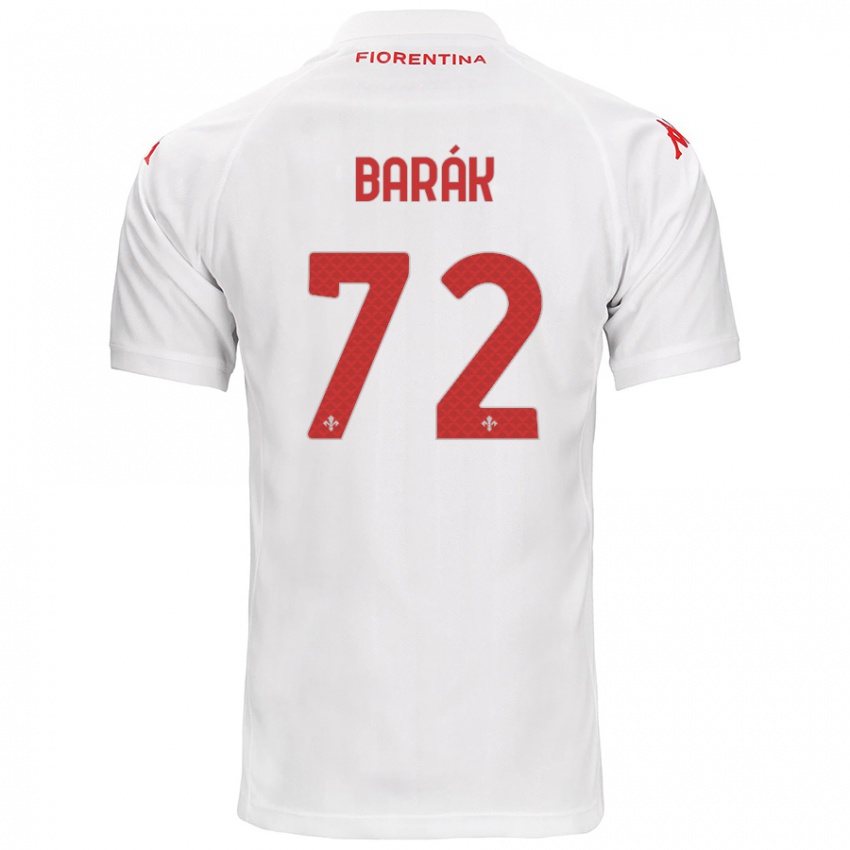 Niño Camiseta Antonin Barak #72 Blanco 2ª Equipación 2024/25 La Camisa Argentina