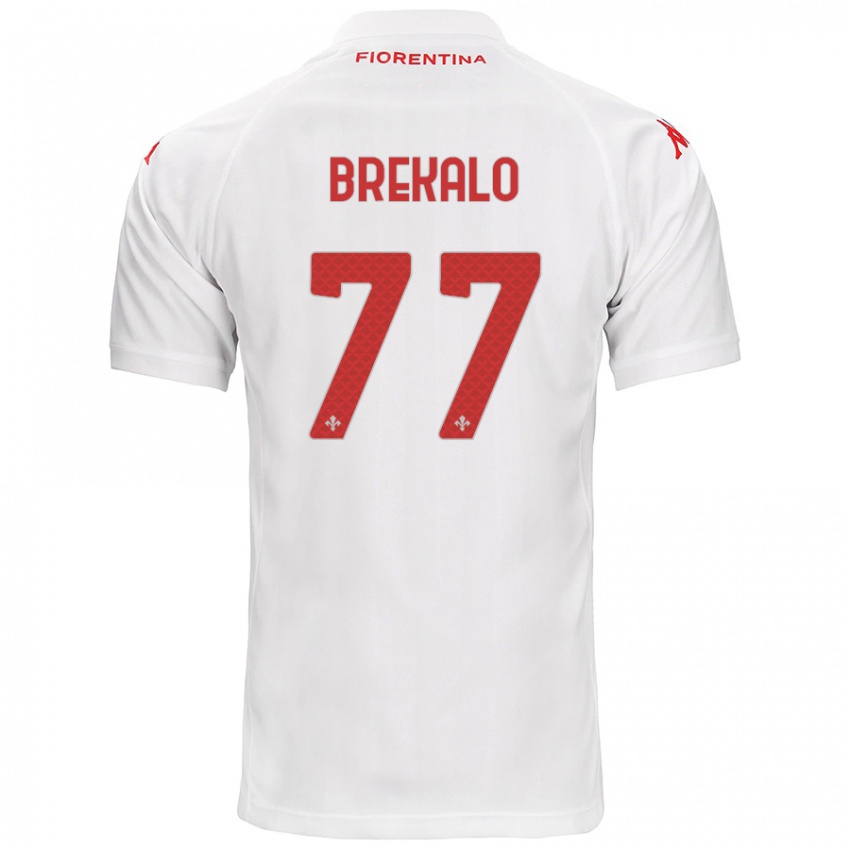 Niño Camiseta Josip Brekalo #77 Blanco 2ª Equipación 2024/25 La Camisa Argentina